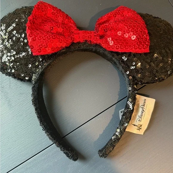 Authentic, Disney Parks, Minnie Mouse Ears Headbands (Adult) - Picture 2 of 5